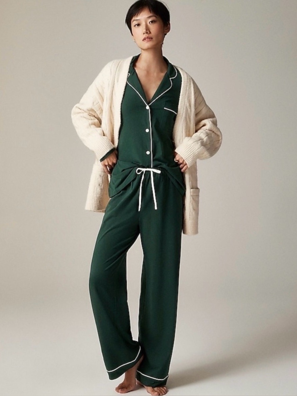 NWT J crew Dreamy cotton-blend pajama